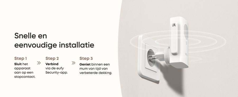 Eufy Doorbell Chime met Wi‑Fi Extender 7