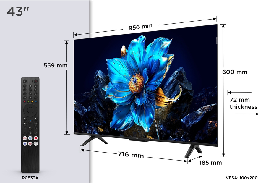 TCL 43QLED780K TV (2025) 6