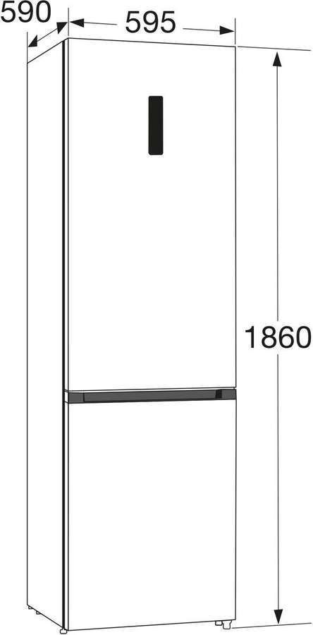 Hisense RB390N4BWC Koel-vriescombinatie 4