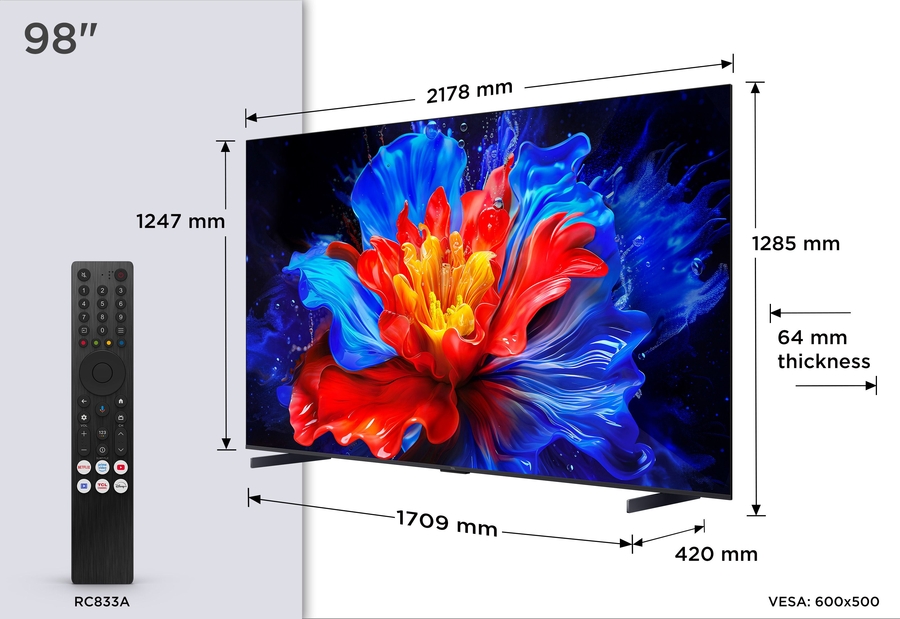 TCL 98QLED810K TV (2025)  6