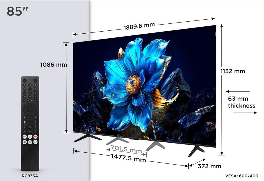 TCL 85QLED780K TV (2025) 7
