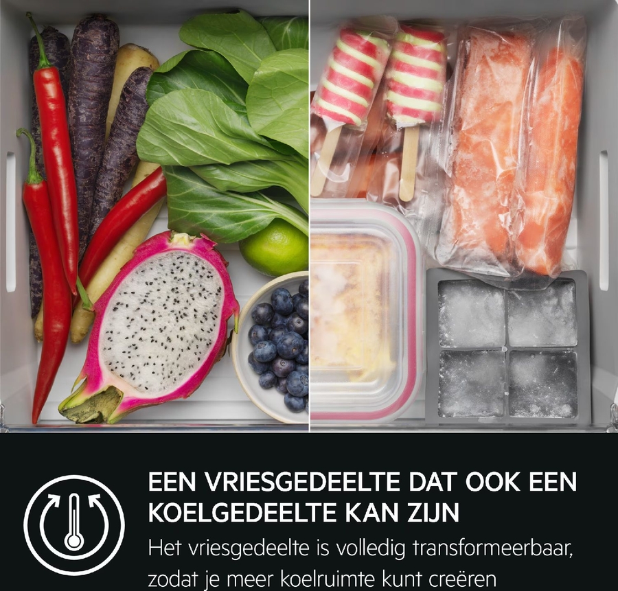 AEG ORC8M362BX 8000 Serie Koel-vriescombinatie - Zwart 7