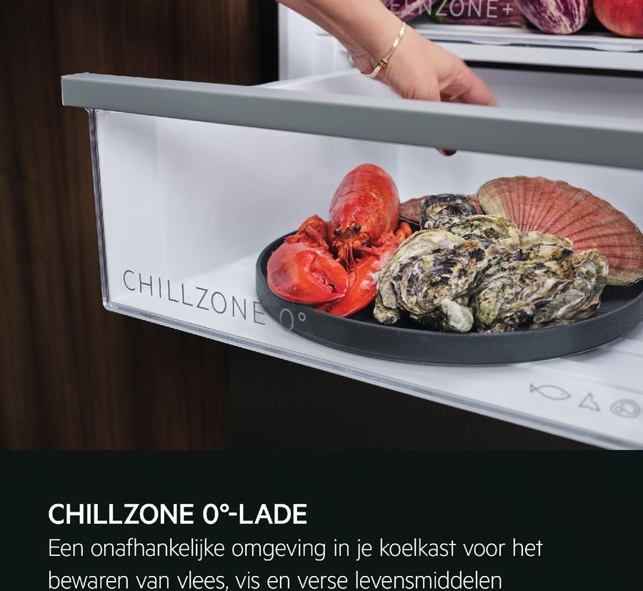 AEG ORC8M362BX 8000 Serie Koel-vriescombinatie - Zwart 8