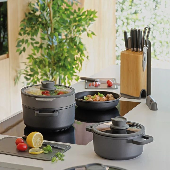 BergHOFF LEO Stone+ Kookpan met Deksel - 20 cm 5