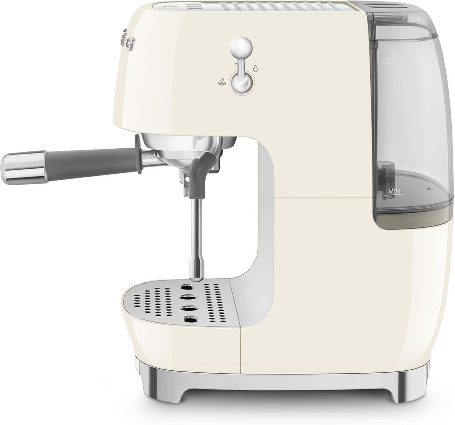 SMEG ECF03CREU 50's Style Handmatige Espressomachine - Creme 2