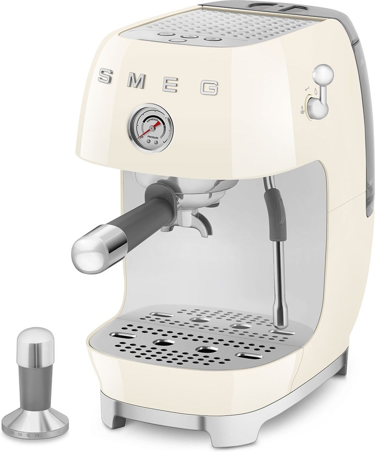 SMEG ECF03CREU 50's Style Handmatige Espressomachine - Creme 4