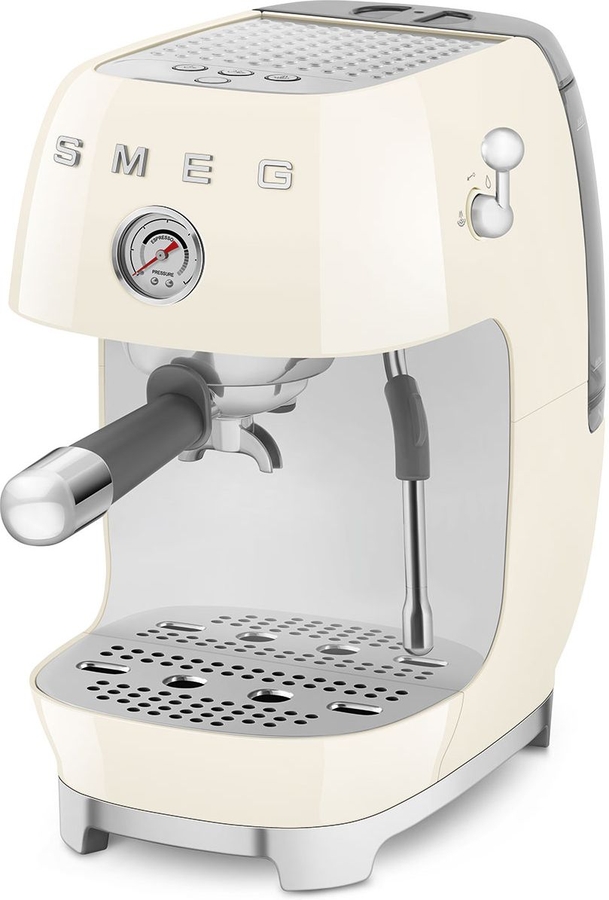 SMEG ECF03CREU 50's Style Handmatige Espressomachine - Creme 7