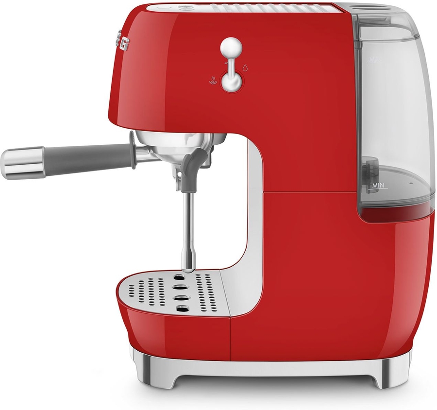 SMEG ECF03RDEU 50's Style Handmatige Espressomachine - Rood 2