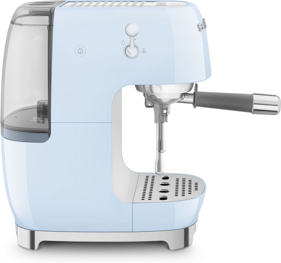 SMEG ECF03PBEU 50's Style Handmatige Espressomachine - Pastel Blauw 3