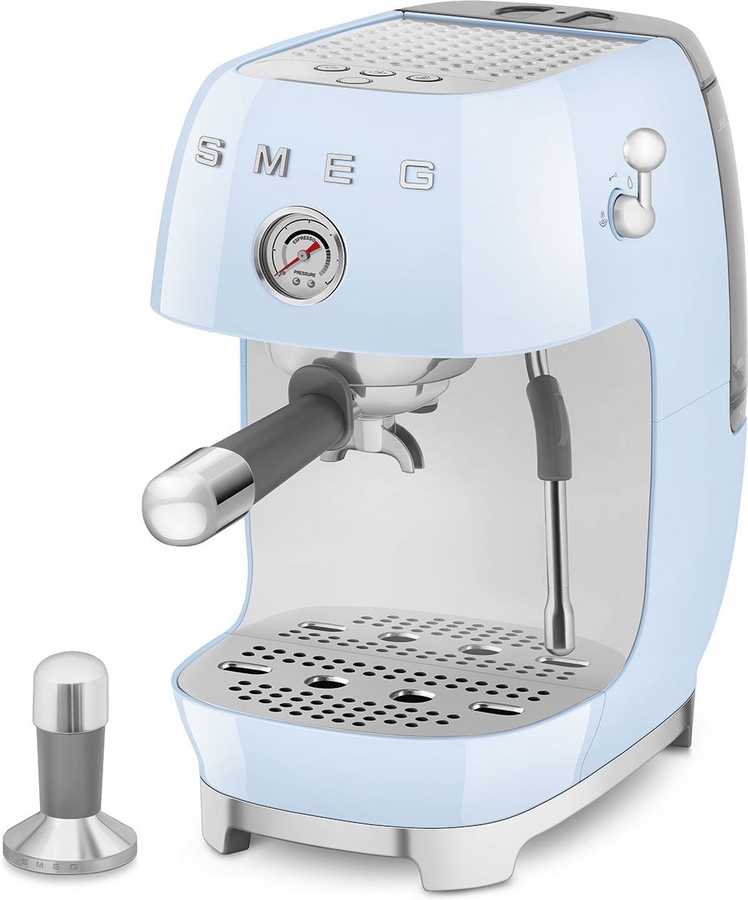 SMEG ECF03PBEU 50's Style Handmatige Espressomachine - Pastel Blauw 4