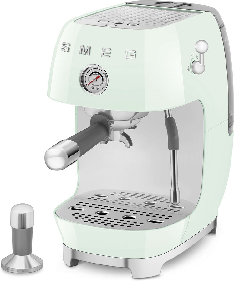 SMEG ECF03PGEU 50's Style Handmatige Espressomachine - Watergroen 4