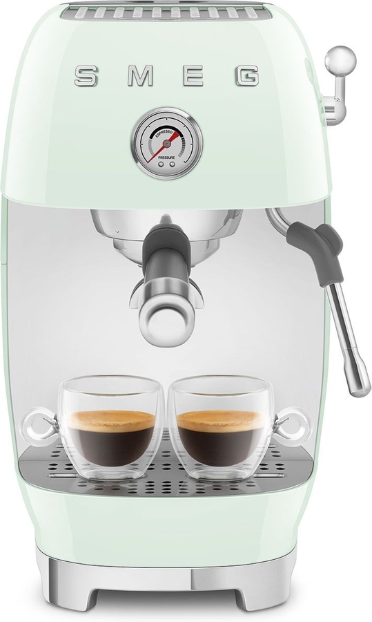 SMEG ECF03PGEU 50's Style Handmatige Espressomachine - Watergroen 6