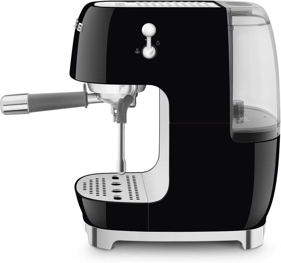 SMEG ECF03BLEU 50's Style Handmatige Espressomachine - Zwart  2