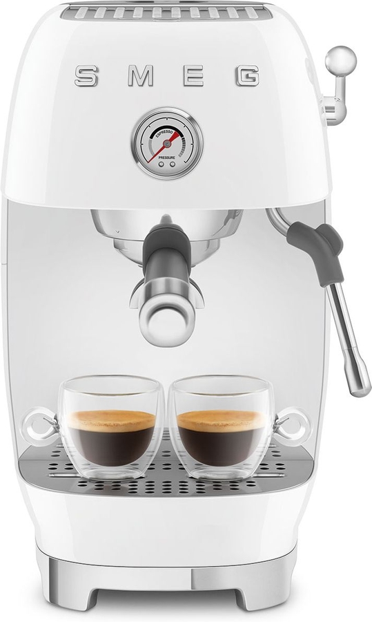 SMEG ECF03WHEU 50's Style Handmatige Espressomachine - Wit  6
