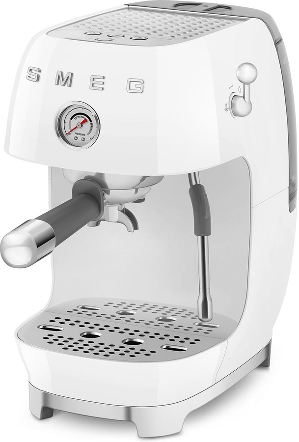 SMEG ECF03WHEU 50's Style Handmatige Espressomachine - Wit  7