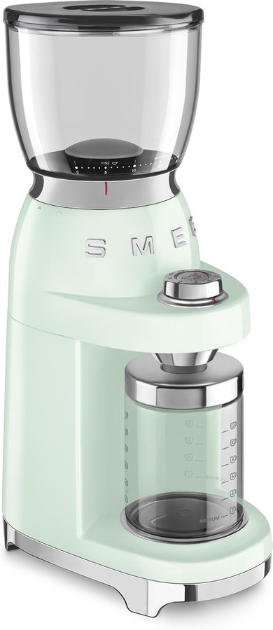SMEG CGF11PGEU Koffiemolen 50's Style - Pastel Groen 4