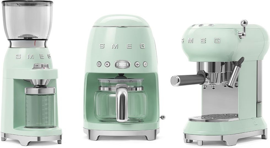 SMEG CGF11PGEU Koffiemolen 50's Style - Pastel Groen 6