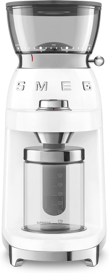 SMEG CGF03WHEU 50's Style Koffiemolen - Wit 1