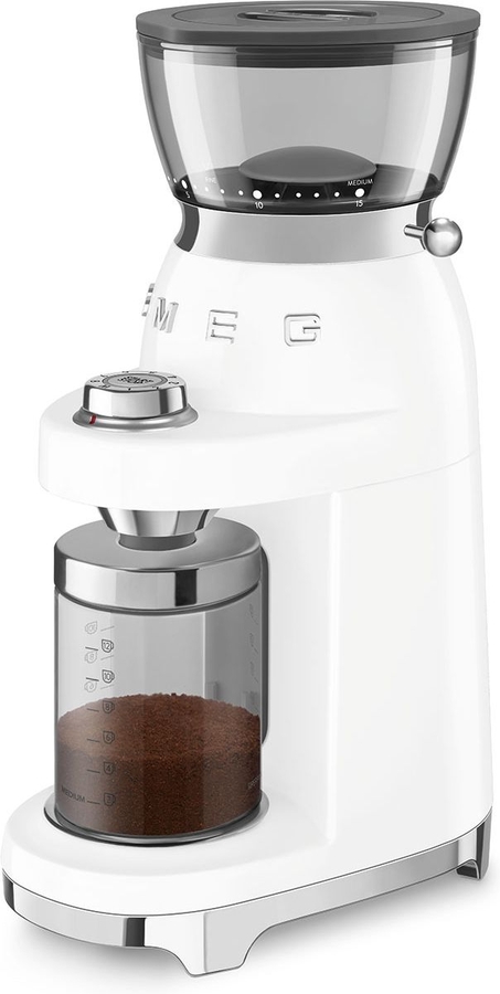 SMEG CGF03WHEU 50's Style Koffiemolen - Wit 8