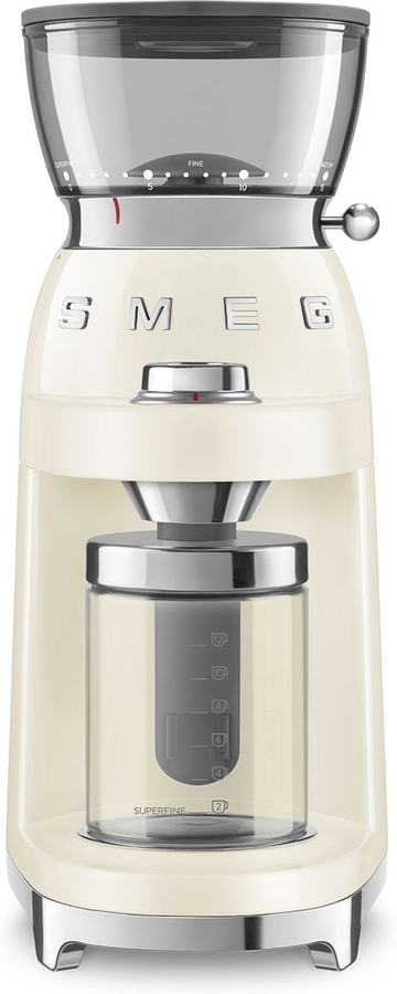 SMEG CGF03CREU 50's Style Koffiemolen - Creme 1
