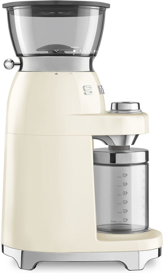 SMEG CGF03CREU 50's Style Koffiemolen - Creme 3