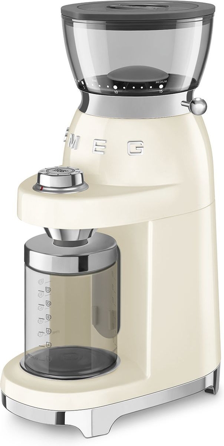SMEG CGF03CREU 50's Style Koffiemolen - Creme 4