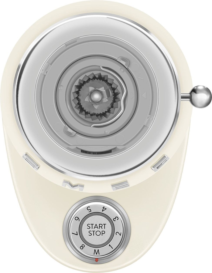 SMEG CGF03CREU 50's Style Koffiemolen - Creme 9