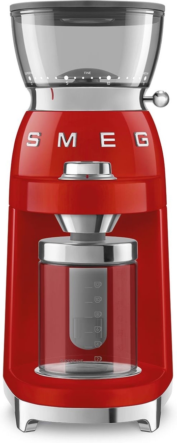 SMEG CGF03RDEU 50's Style Koffiemolen - Rood  1