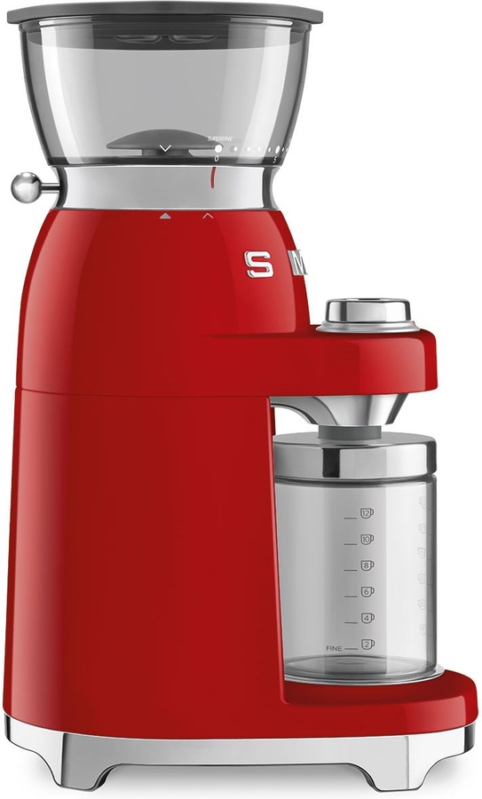 SMEG CGF03RDEU 50's Style Koffiemolen - Rood  3