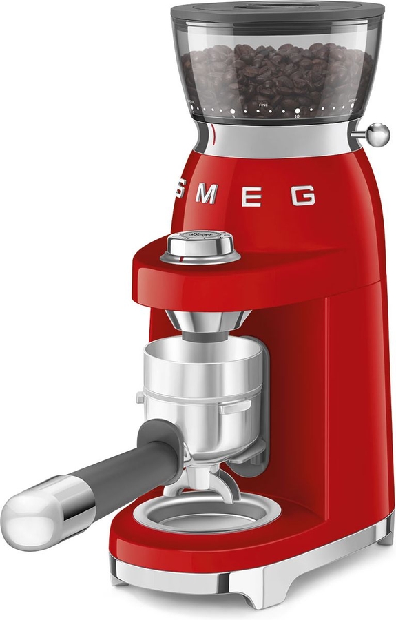 SMEG CGF03RDEU 50's Style Koffiemolen - Rood  6