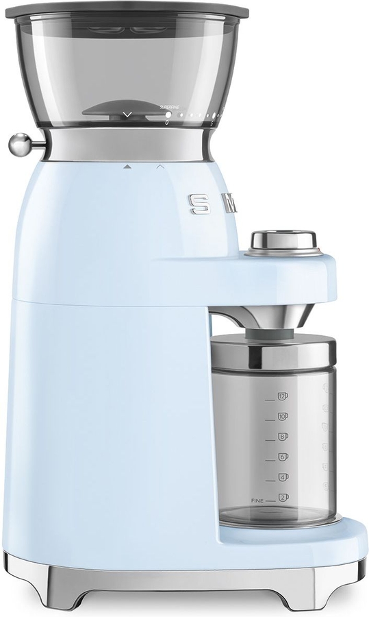 SMEG CGF03PBEU 50's Style Koffiemolen - Pastelblauw 3