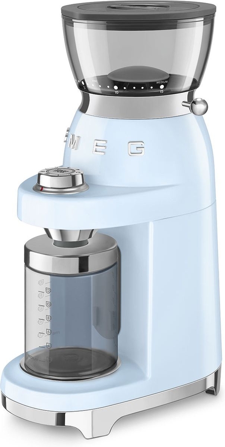 SMEG CGF03PBEU 50's Style Koffiemolen - Pastelblauw 4