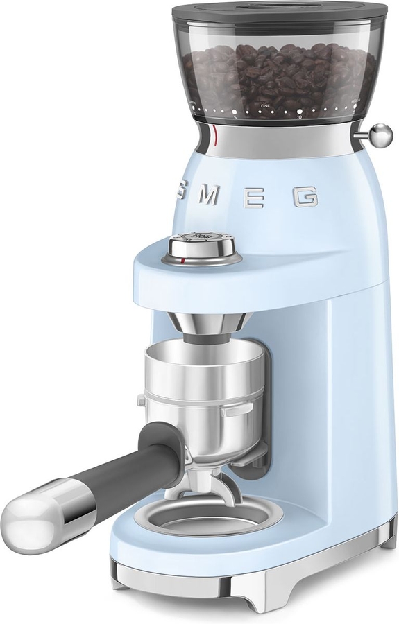 SMEG CGF03PBEU 50's Style Koffiemolen - Pastelblauw 6