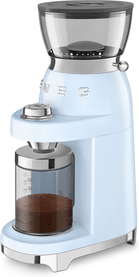 SMEG CGF03PBEU 50's Style Koffiemolen - Pastelblauw 8
