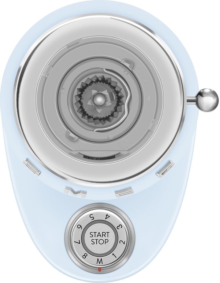 SMEG CGF03PBEU 50's Style Koffiemolen - Pastelblauw 9