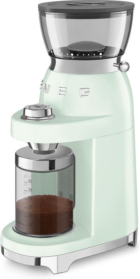 SMEG CGF03PGEU 50's Style Koffiemolen - Pastelgroen 8