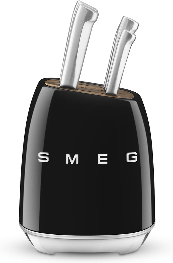 SMEG KBSF02BL 50's Style Messenblok - Zwart 1