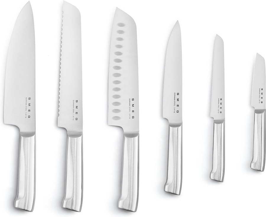 SMEG KBSF02BL 50's Style Messenblok - Zwart 4