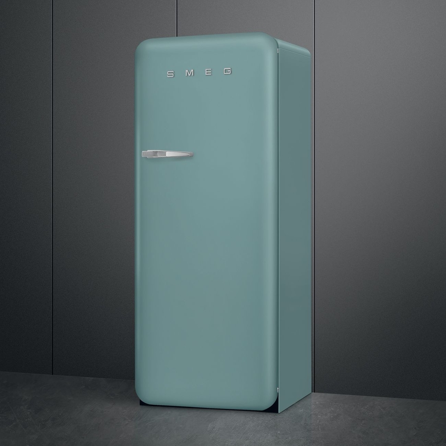 SMEG FAB28RDEG6 50's Style Koelkast - Matte Collectie - Emerald Green 3