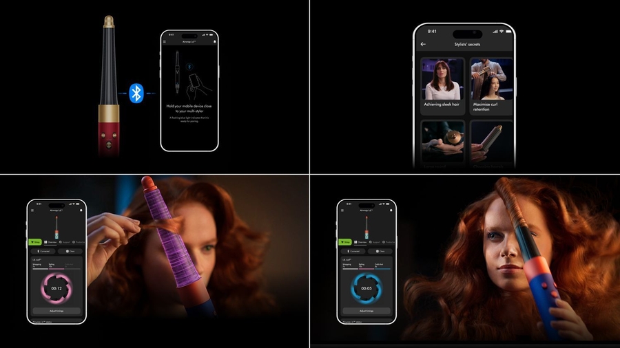 Dyson Airwrap ID Straight & Wavy - Red Velvet  6