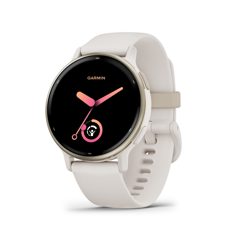 Garmin vívoactive® 5, Ivory en Cream Gold 1