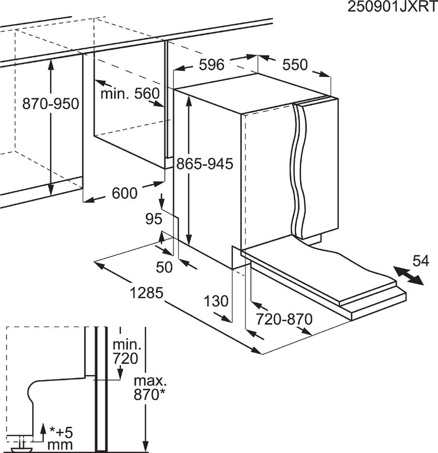 AEG GI77ROSTOCK 7000 XXL WaterSavings Inbouw Vaatwasser 2