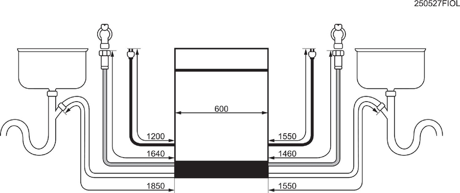 AEG GI8222A2SC 8000 CleaningPerformance Inbouw Vaatwasser 13