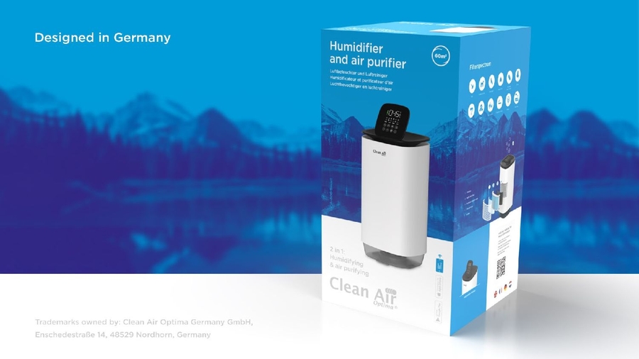 Clean Air Optima CA-806 2-in-1 Luchtbevochtiger en Luchtreiniger 9