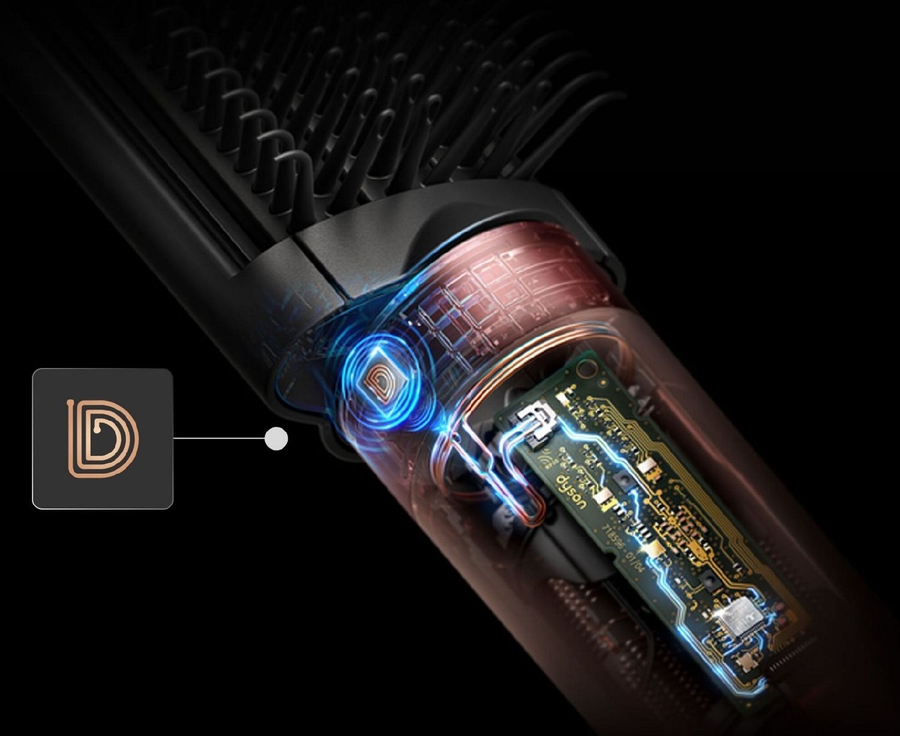 Dyson Airwrap Co-anda2x Multistyler en Föhn Curly & Coily - Red Velvet Goud 6