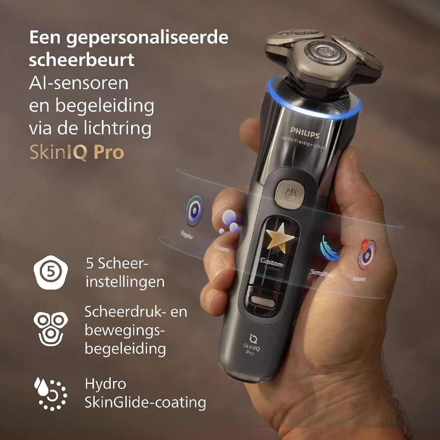 Philips XP9402/31 i9000 Prestige Ultra Wet&Dry Elektrisch Scheerapparaat 8