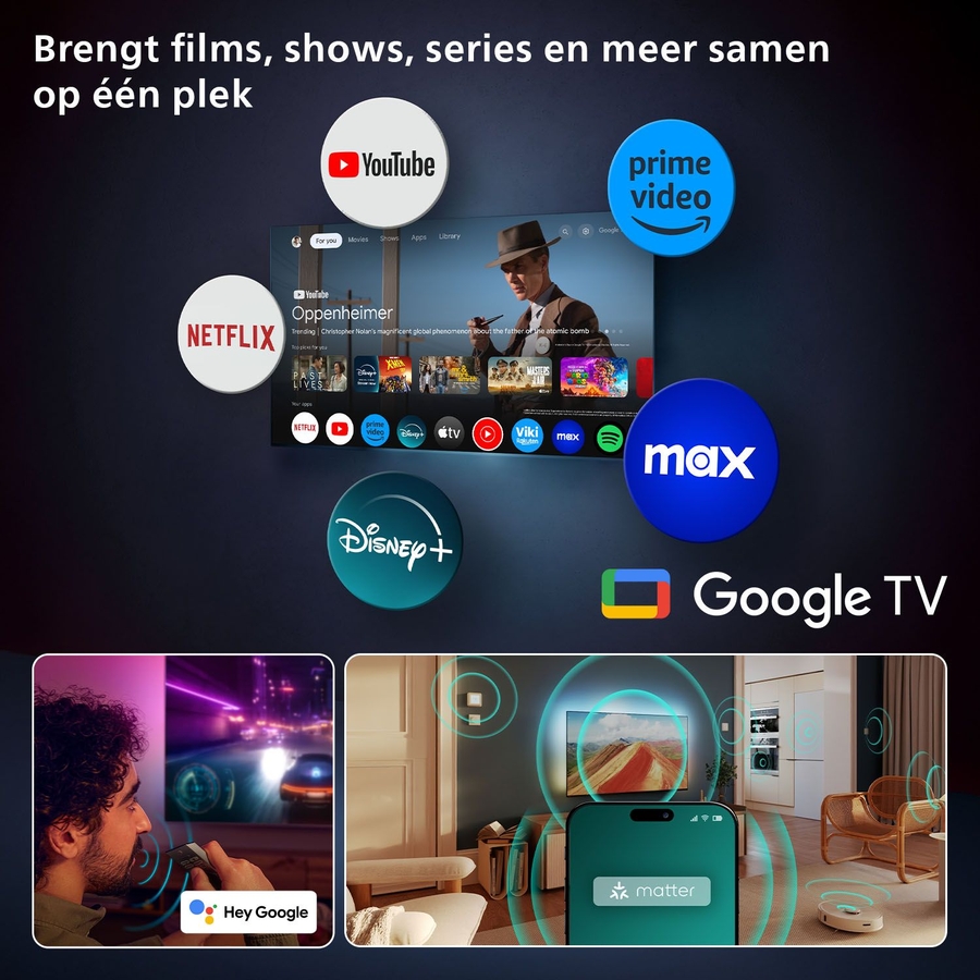 Philips 77OLED810 4K OLED Ambilight TV (2025) 8