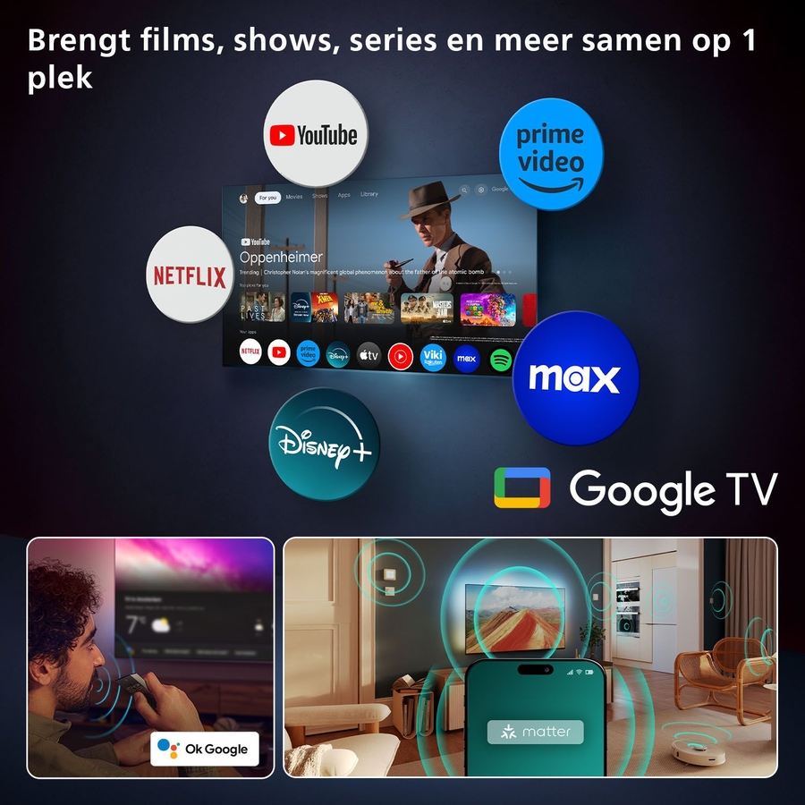 Philips 65OLED910 Ambilight TV - Sound by Bowers & Wilkins (2025) 16