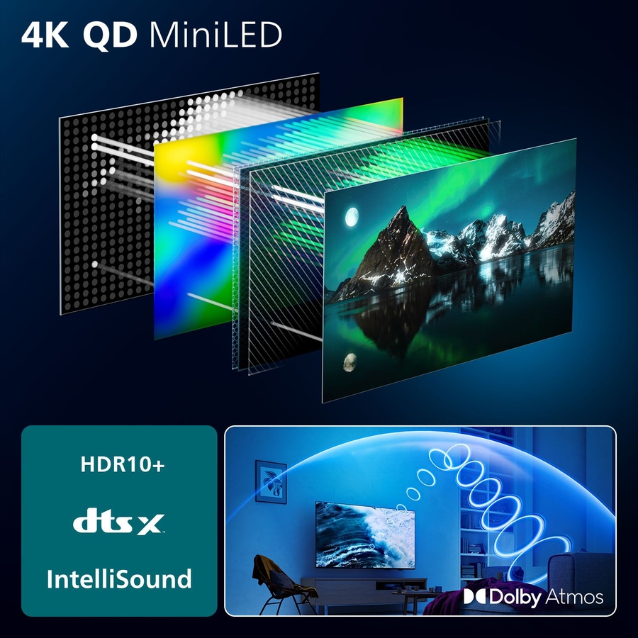 Philips 65MLED810 QD MiniLED 4K Ambilight TV  (2025) 13