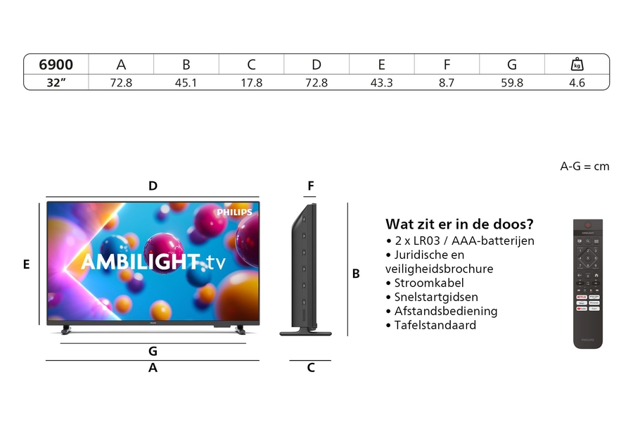 Philips 32PFS6900 FHD Ambilight  TV (2025) 13